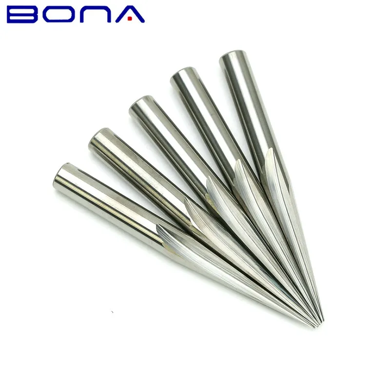 15 degree 6*50*0.5mm V Carving 2 Flutes Straight Carbide Milling Cutter Wood Router Bit Woodworking Tools 3D Engraving Endmill