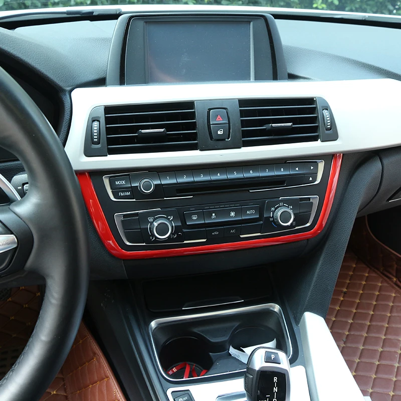 Хромированная рамка панели консоли ABS для BMW 3 серии F30 316 318 320 2013 2017 автомобильные