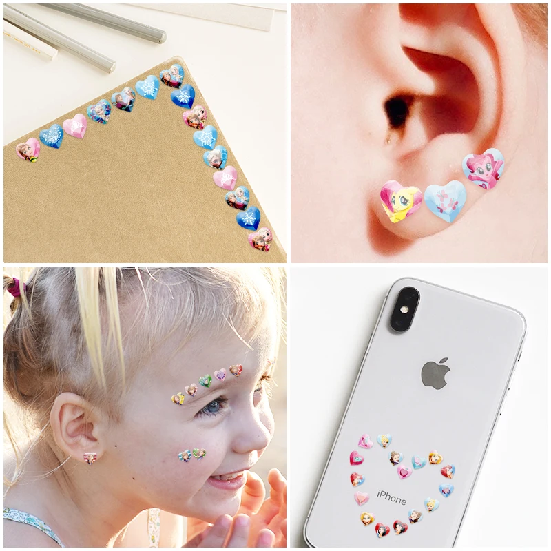 5pcs/lot Disney 2019 New Children Stereo Stud Earrings Gem Sticker Acrylic Drill Stickers Frozen Children's Toy Stickers 5pcs/lot Disney 2019 New Children Stereo Stud Earrings Gem Sticker Acrylic Drill Stickers Frozen Children's Toy Stickers