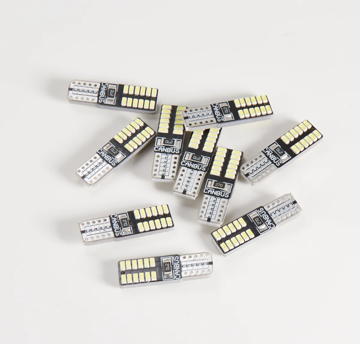 10 шт. высокого качества T10 светодиодный 194 W5W 24 CANBUS 3014SMD ошибок автомобиля