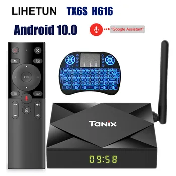 

Tanix TX6S TV BOX Android 10 Smart tv box 4GB RAM 32GB 64GB ROM TVBox Allwinner H616 Quad Core Box H.265 4K Media player 2GB 8GB