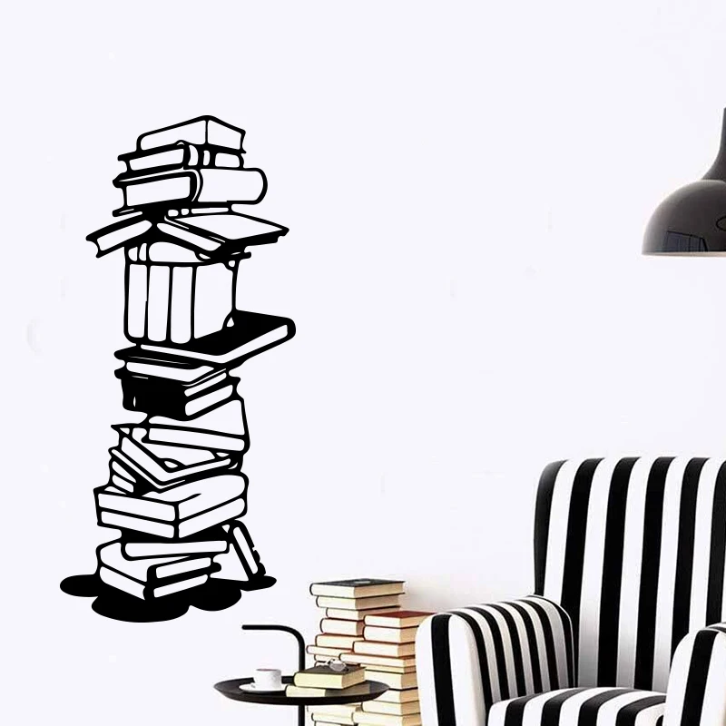 Reading Book Library Classroom School Wall Sticker Nursery Kids Room