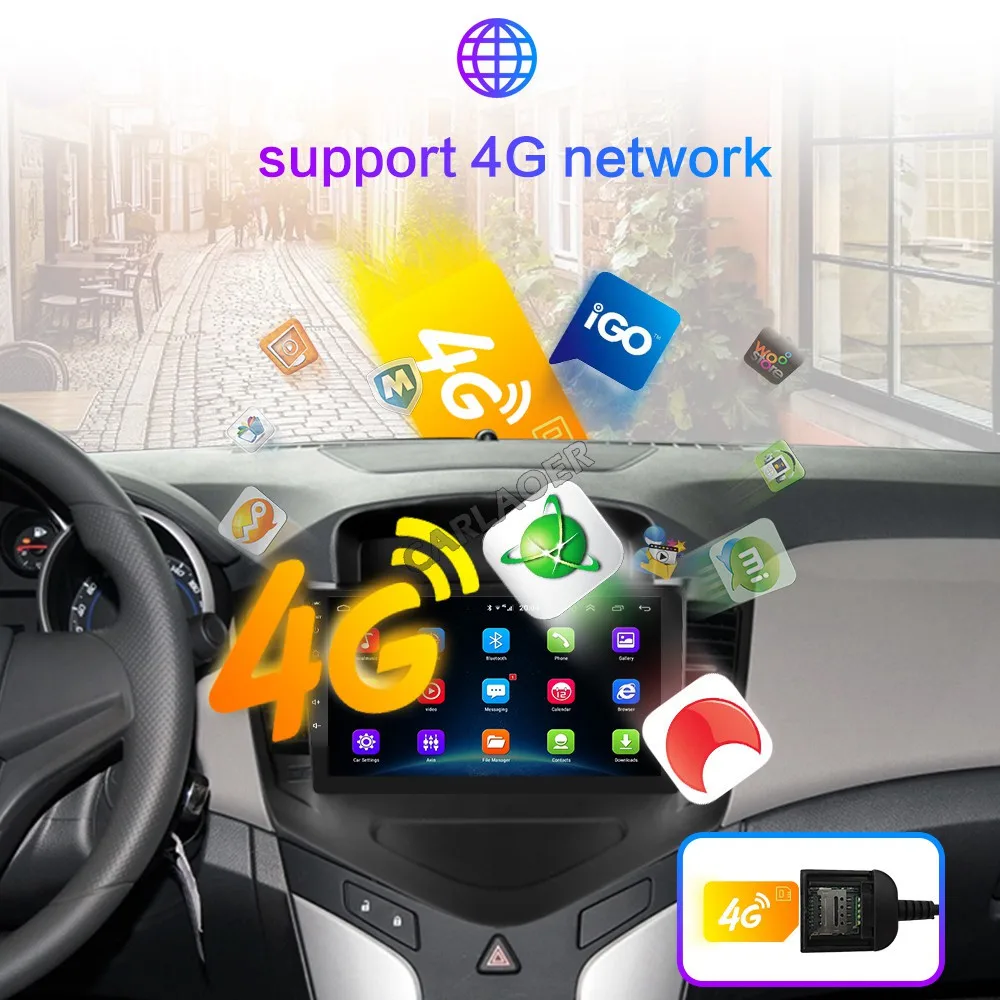 Android 8,1 мультимедийный плеер для Chevrolet Cruze J300 2009- gps Navi 2din Автомагнитола головное устройство WiFi 4G SIM 2 din стерео 2.5D