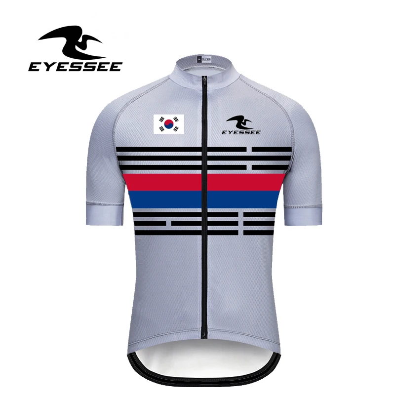 EYESSEE Лето короткий рукав MTB велосипед велосипедная одежда горный гоночный велосипед Джерси дышащий Южная Корея Велоспорт Джерси