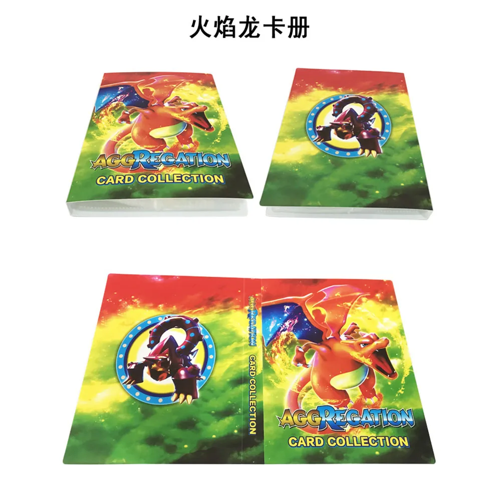 240pcs Cards Holder Album Toys For Novelty Gift Large Capacity Pokemon Cards Book Album Book Top Loaded List Playing Card BC0230 (21)
