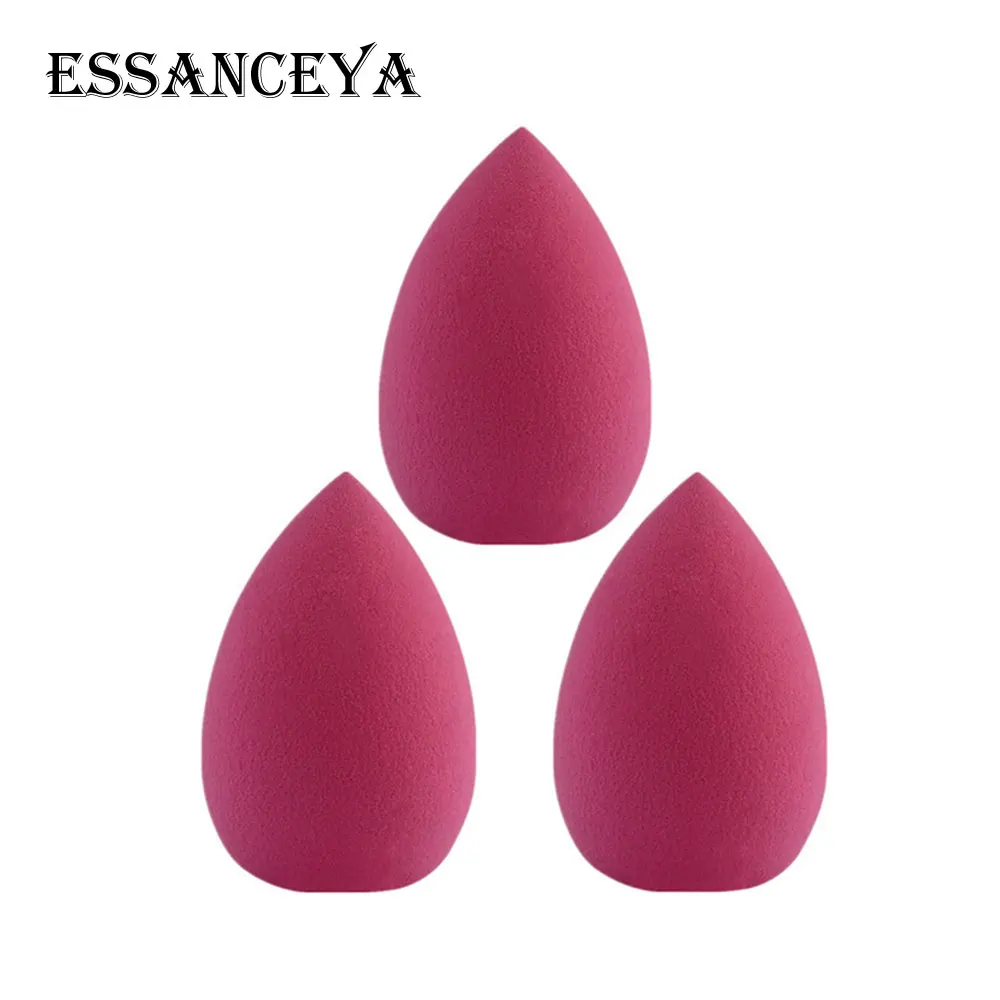 ESSANCEYA 2-3 шт латексный спонж для макияжа в форме капли воды косметический спонж для макияжа спонж для лица крем косметическая пудра - Цвет: 3PCS Pink