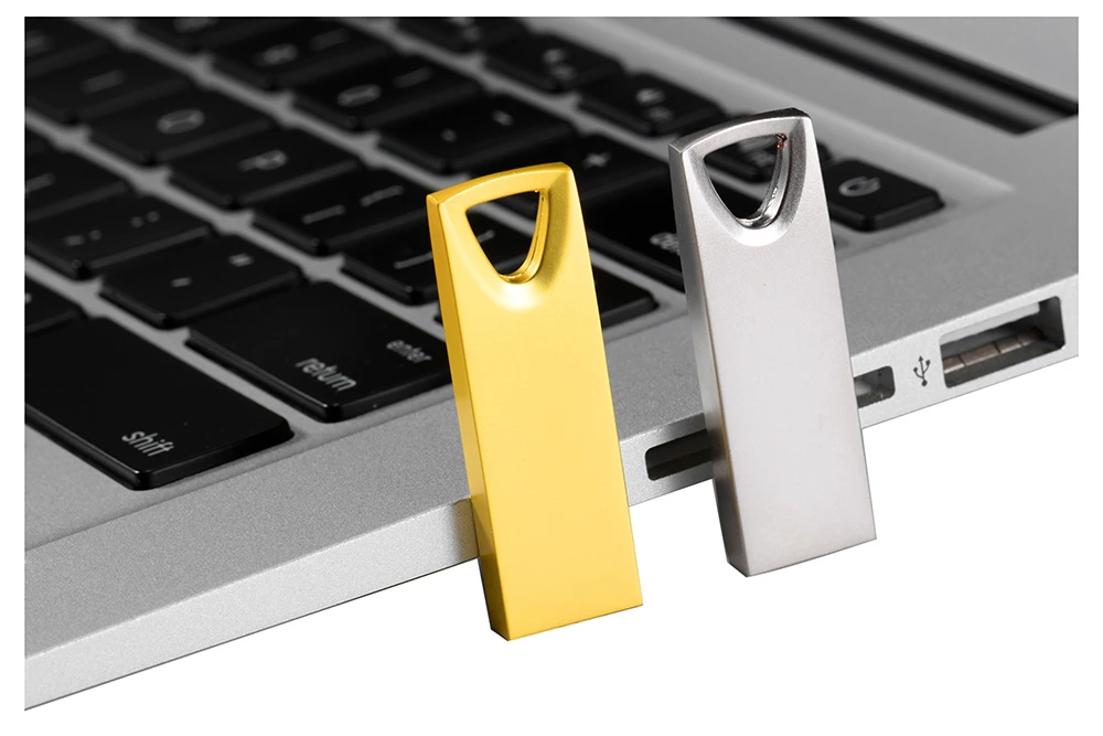 JASTER USB 2,0 металлический серебристый золотой USB флеш-накопитель 4 ГБ 8 ГБ 16 ГБ 32 ГБ 64 Гб 128 ГБ Флешка карта памяти логотип на заказ