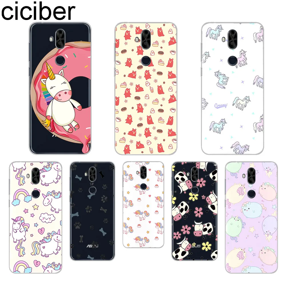 

ciciber Cute Unicorn Phone Cases for ASUS Zenfone 5 Lite ZC600KL Cover for Zenfone 5 5Z ZE620KL ZS620KL Soft TPU Coque Funda