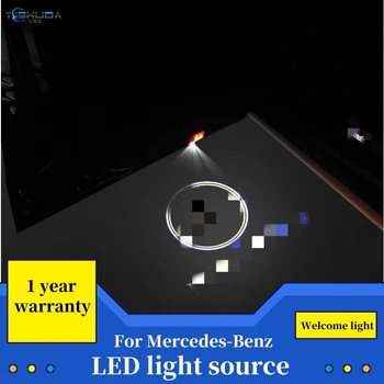 

For Mercedes amg LED welcome lamp car door light logo laser projector lighting emblem for Benz class E C W205 W176 W212 W213 177