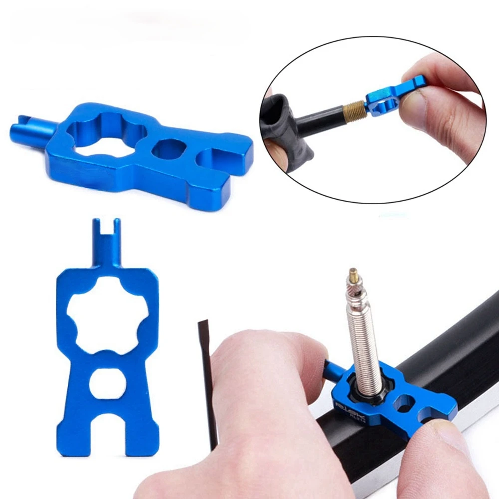 4 IN 1 MTB Road Bike Portable Repair Bicycle Valve Tools Valves Core