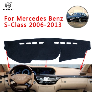 

PNSL Car Dashboard Cover Dash Mat Dash Pad Carpet for Mercedes Benz S-Class W221 2006-2013 Sun protection anti - slip anti - uv