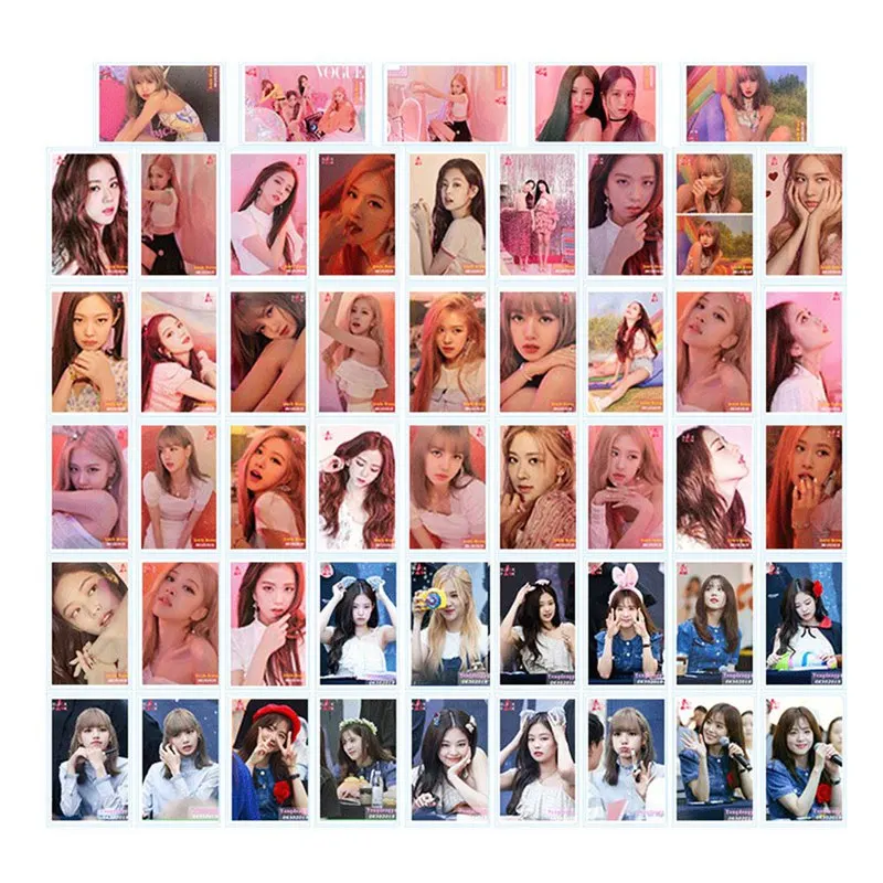 54 шт./компл. Корейский KPOP BLACKPINK девушки Kill This Love альбом фото карты ПВХ карты самодельные LOMO карты фотокарты
