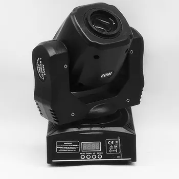 

2020 new LED 60W lighting DMX stage lighting 9/11 channel dj 8 gobos effect stage light mini LED moving head light