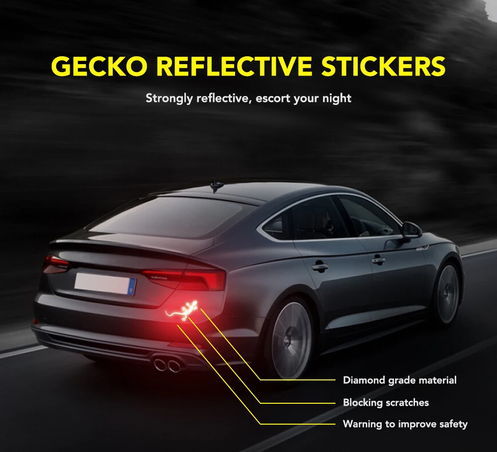 Предупреждение ющий знак Gecko Светоотражающая наклейка для Lexus RX LX GX NX UX LS GS ES RC LC CT200h RX300 RX330 RX350 RX270 RX450h