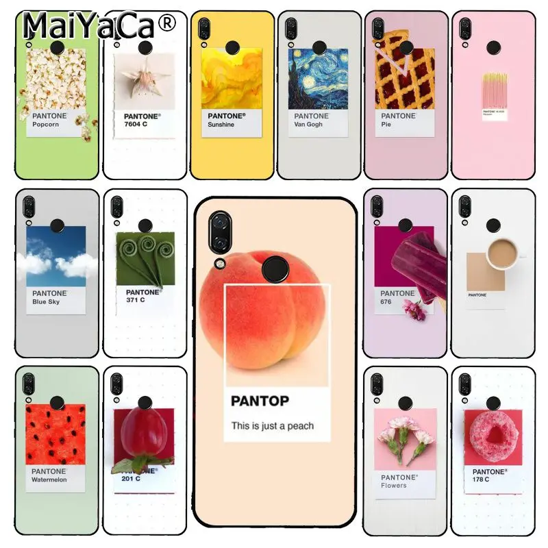 

MaiYaCa Pantone Candy Color Fruit Cookies sunshine sky PhoneCase for Xiaomi Redmi4X 6A S2 Go Redmi5 5Plus Note4 Note5 7 Note6Pro