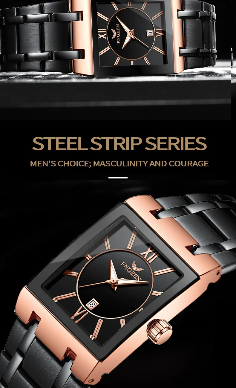 Square Men Watches 2022 Men's Quartz Wristwatches For Male Clock Top Brand Luxury Relogio Masculino Military Wrist Watches Meski