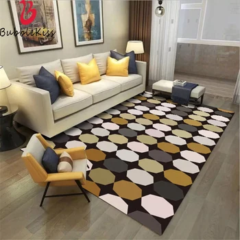 

Bubble Kiss Perfect Quality Carpets for Living Room Modern Circle Pattern Bedroom Decor Area Rug Non-slip Baby Room Floor Mats