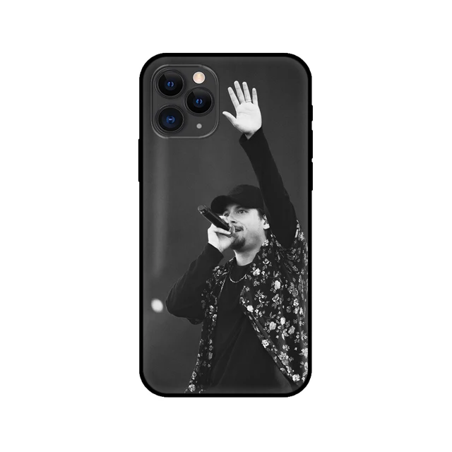 Black tpu case for iphone 5 5s se 2020 6 6s 7 8 plus x 10 XR XS 11 12 mini pro MAX back cover nekfeu rapper 72845