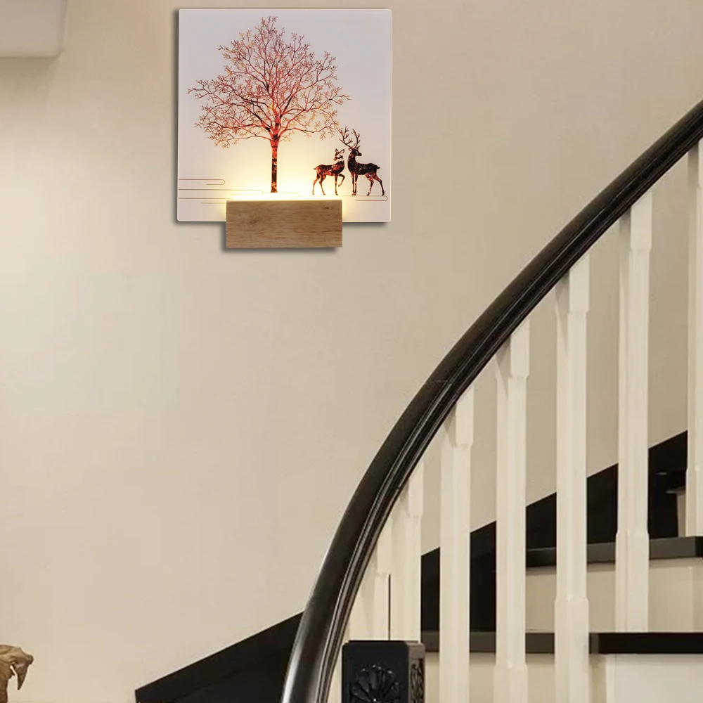 Cena Artpad nowoczesne romantyczne jednolite farbowane kinkiety ściana wewnętrzna ściana akrylowa led kinkiet salon kuchnia nocna ciepła, jasna