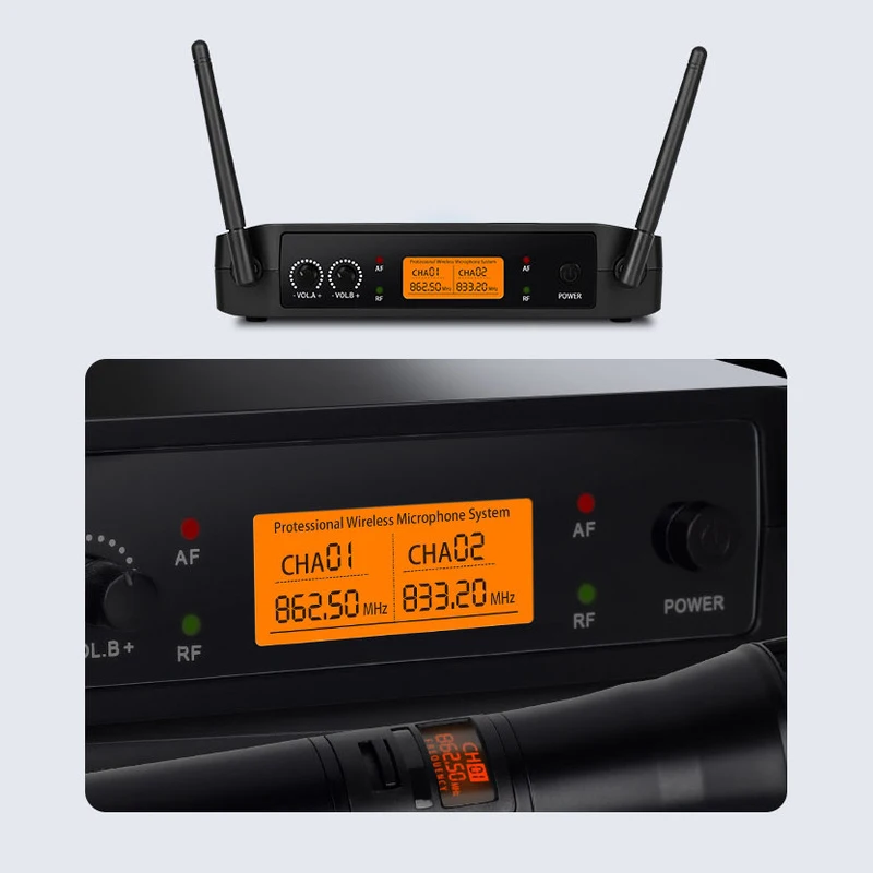 Профессиональный микрофон Finlemho UHF беспроводной караоке динамический вокальный