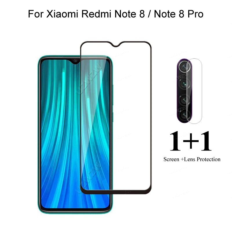Для Xiaomi Redmi Note 8 Pro / Защитная пленка для экрана из закаленного стекла и объектива