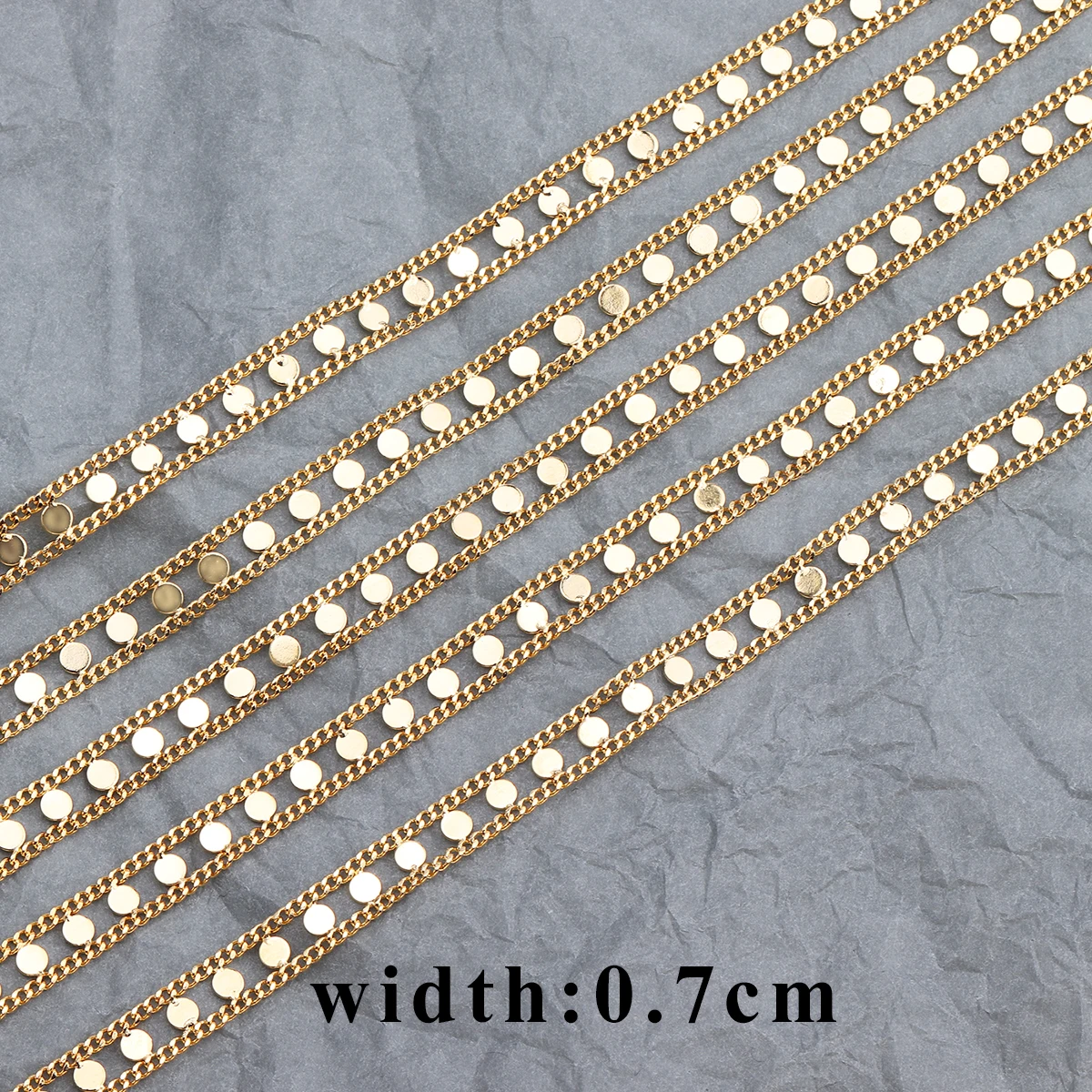 GUFEATHER C55, 18K Золотая цепочка, ювелирные аксессуары, Золотая цепь, ручная работа, изготовление ювелирных изделий, ювелирные изделия, diy серьги, 1 м/лот