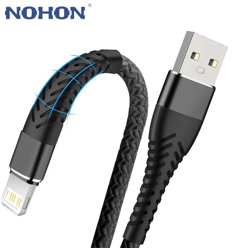 USB-кабель для зарядки iPhone 13 12 11 Pro X XR XS Max 5 6 s 7 8 Plus быстрая зарядка оригинальный