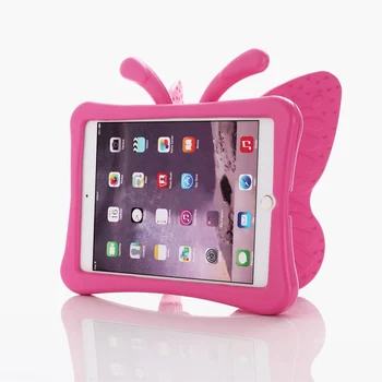 

For IPad Mini 1 2 3 7.9" EVA Shockproof Kids Case Children Beauty Butterfly Stand Tablet Cover for Apple Mini 4 5 7 Funda Capa