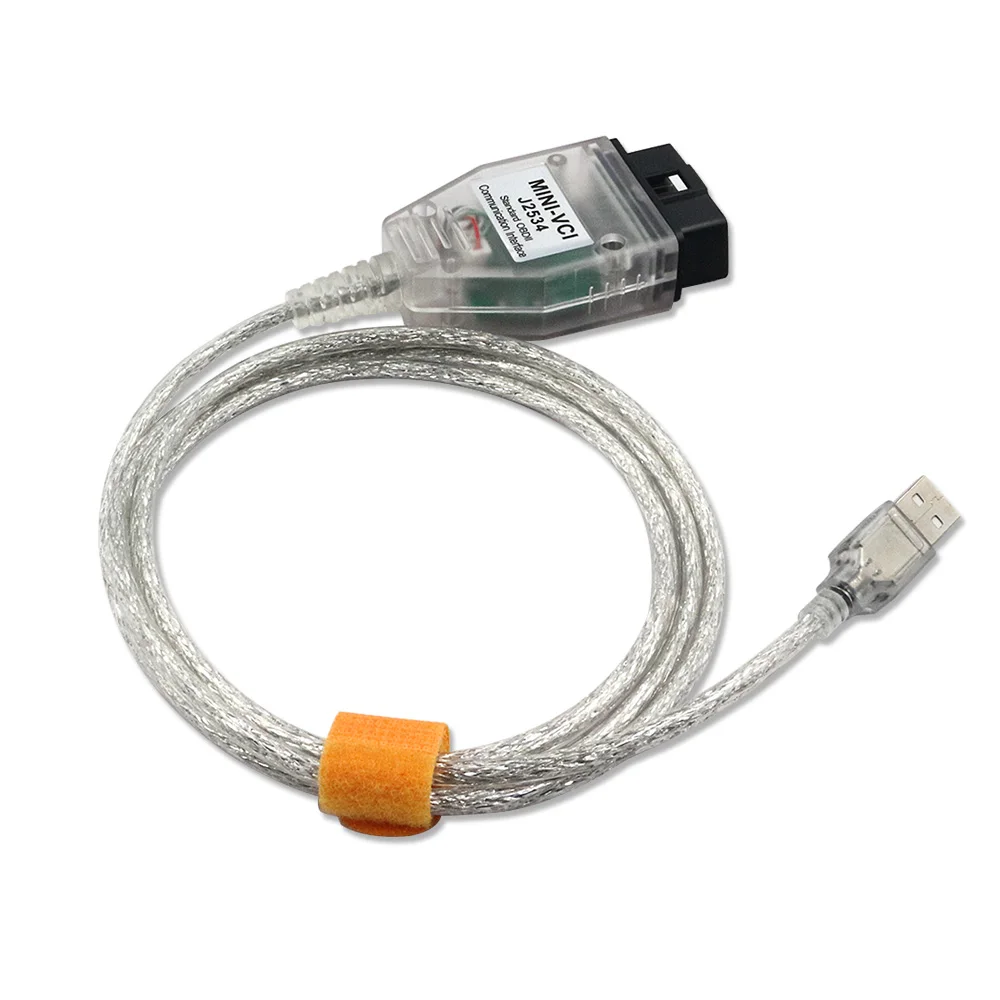 Мини vci V13.00.022 FT232RL J2534 16 Pin OBD2 диагностический кабель Techstream для Защитные чехлы