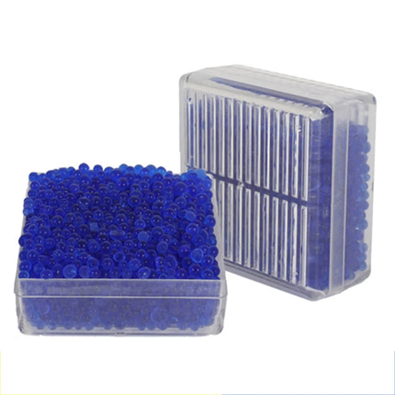 Caja de desecante de Gel de sílice, caja absorbente de humedad y humedad reutilizable, cuentas a prueba de humedad, desecante que cambia de Color