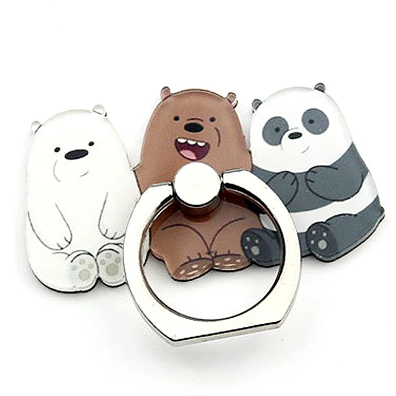 Universal Stent Mobile Phone Holder Finger Ring stand Cute panda lazy bracket For iphone13promax Xiaomi Huawei iphone holder for car