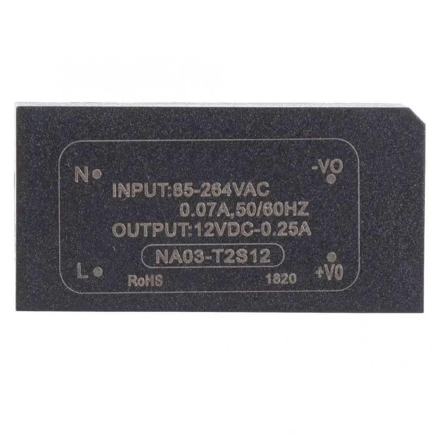 AC-DC изолированный модуль питания 85~ 265VAC к 12VDC устройство преобразования питания модуль питания