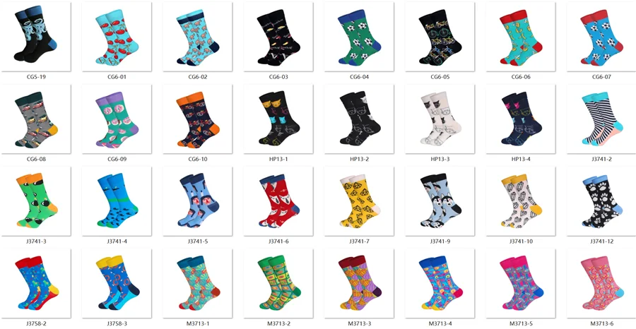 Внизу 200 пар/лот смешанный оптовый дизайн 600 + цветные узоры счастливые мужские носки пожалуйста проконсультируйтесь онлайн-сервис