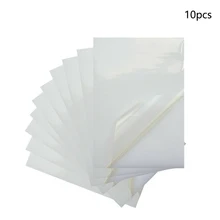 10x A4 бумага для печати водонепроницаемый анти-разрыв офис прозрачная наклейка портативный аксессуары легкий прозрачный устойчивый к царапинам ПВХ