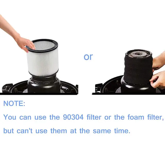 1 Db Szűrőhab Szivacs Hab Hüvely Költségmegtakarítás Vízmosható Újrahasznosítható Habszűrő Üzlet-Vac Porszívókhoz - Image 6