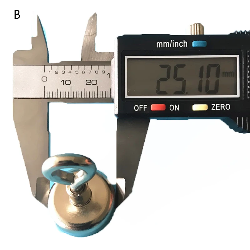 22KG 1 шт Новинка 57/60/90 кг восстановление неодима магнит металлический охоти море детектор рыбалки однотонные Креативный дизайн украшения дома - Цвет: 22KG