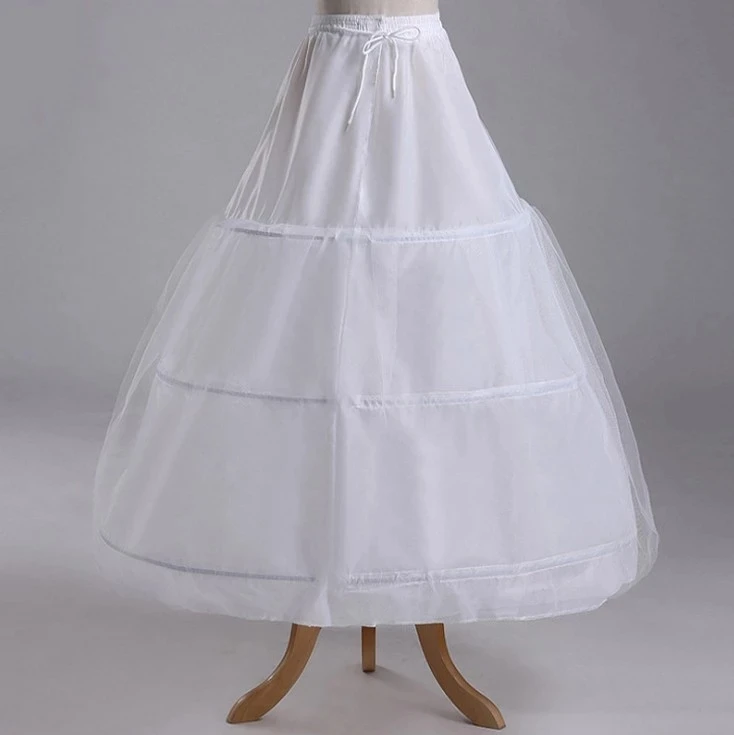 

New 3 Rings Petticoat For Wedding Dress Elastic Band Lace Up Can Be Adjustable Accessories