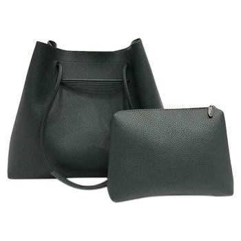 

Women's Handbags Large-Capacity Shopping Bag Clutches Casual Shoulder Bags Wild Buckets Mother and Child Bags 2Pc