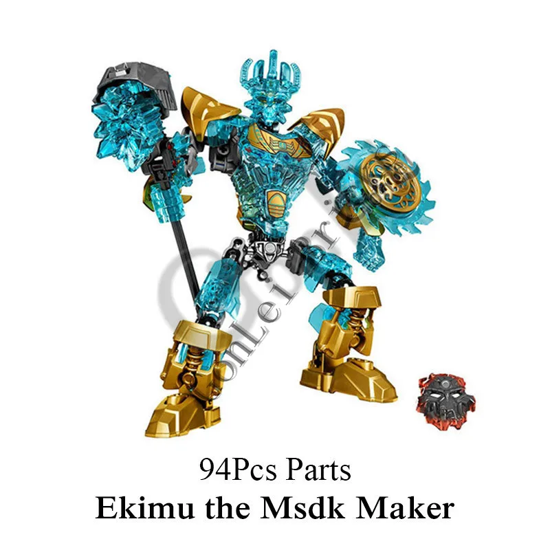 613-1 BIONICLE Mask Maker VS Skull Grinder Биохимический Воин Строительный блок Набор роботов Модель Кирпичи совместим с 70795 детские игрушки - Цвет: 613-1