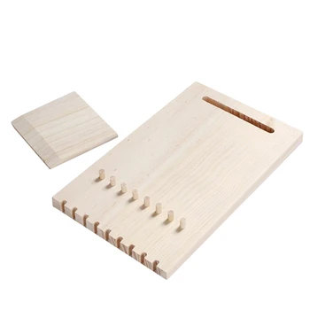 

Necklace Pendant Display Stand Natural Wood Adjustable-Length Necklace Holder Display Board Women Jewelry Organizer Holder