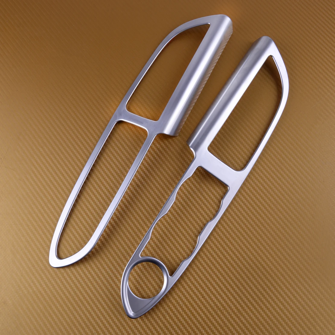 

DWCX 2Pcs Chrome Interior Door Window Switch Panel Cover Trim Molding Accessories Fit for Ford Escape Kuga 2013 2014-2018
