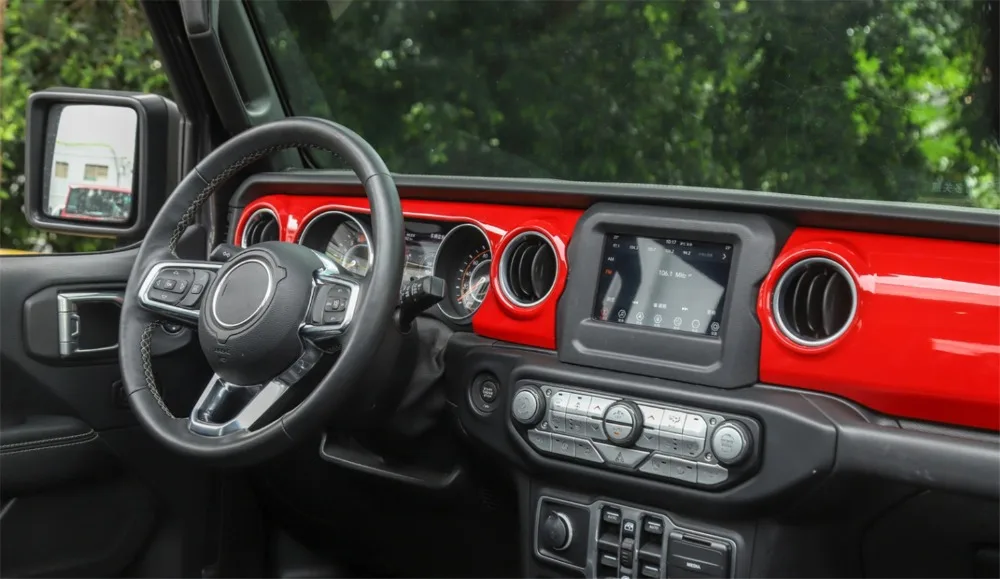Для Jeep Wrangler JL вверх центр управления инструмент декоративная панель барьер для собак в машину модификация интерьерные аксессуары Органайзер