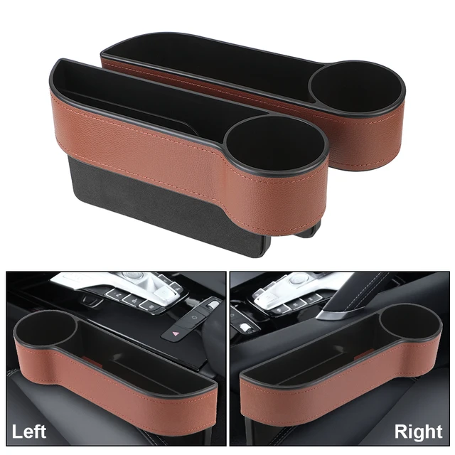 Organizzatore Auto JNNJ Per Sedili - Tasche In Pelle Per Console Centrale, Porta Oggetti Da Auto