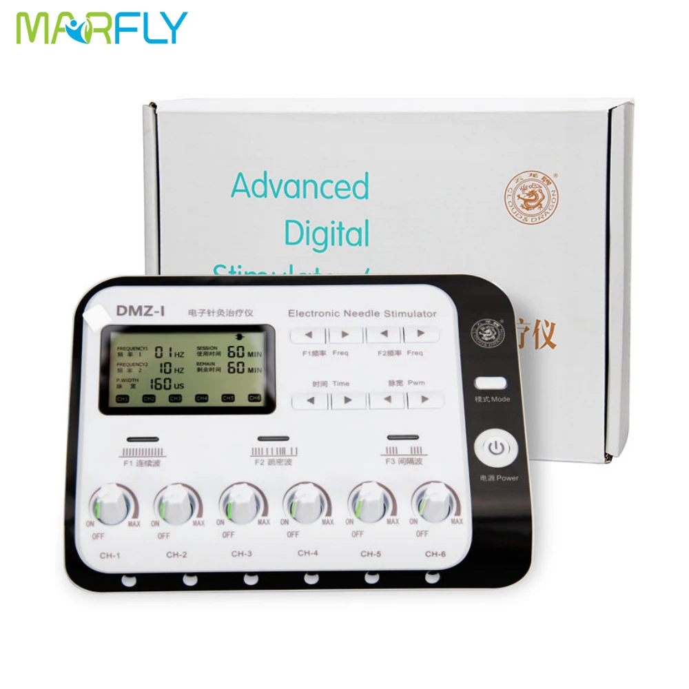 Needle Electric Muscle Stimulator 6 Output Channel Electroacupuncture
