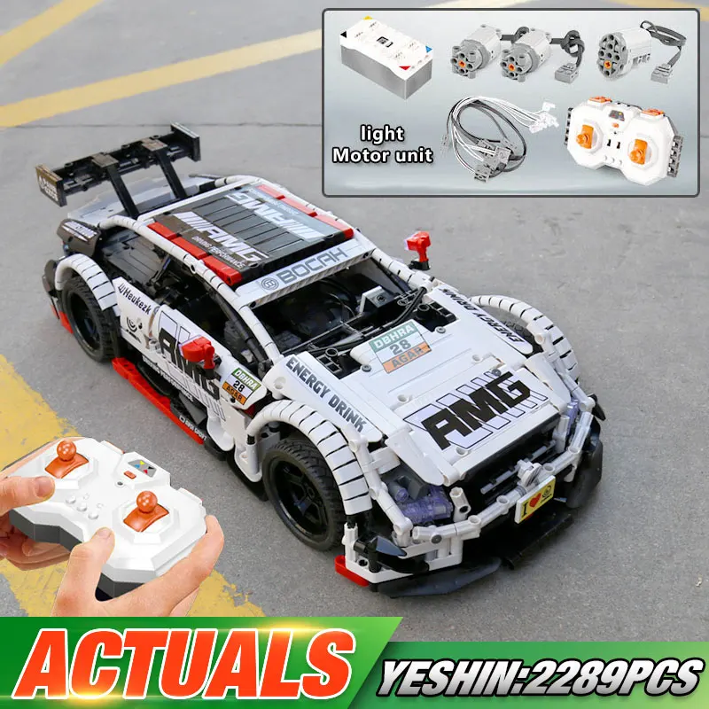 Yeshin APP моторизованные высокотехнологичные игрушки совместимые с MOC-6688 AMGs C63 DTM