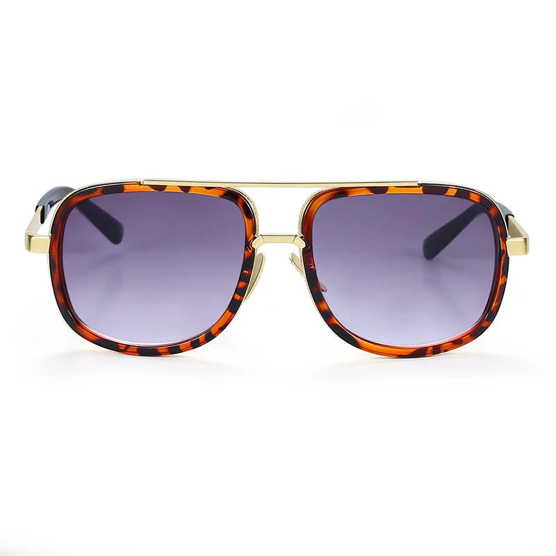 Новые модные солнцезащитные очки с большими рамами Мужские квадратные модные очки для женщин высококачественные ретро солнцезащитные очки винтажные Gafas Oculos - Цвет линз: C9