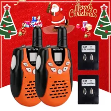 2 шт перезаряжаемая рация для детей Retevis RT602 Walky Talky для детей 0,5 Вт PMR Talkie-рация с батареей Рождественский подарок