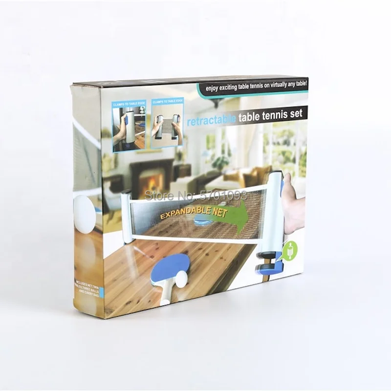 

Professional Table Tennis Sports Trainning Set Racket Blade Mesh Net Ping Pong Student Sports Equipment Simple Portable