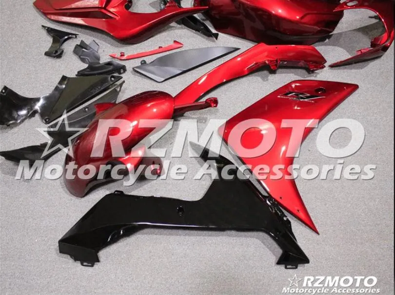 4 подарки ABS литья под давлением Мотоцикл Обтекатели подходит для Yamaha YZF-1000-R1 2007 2008 07 08 обтекатель кузова набор на заказ Красный
