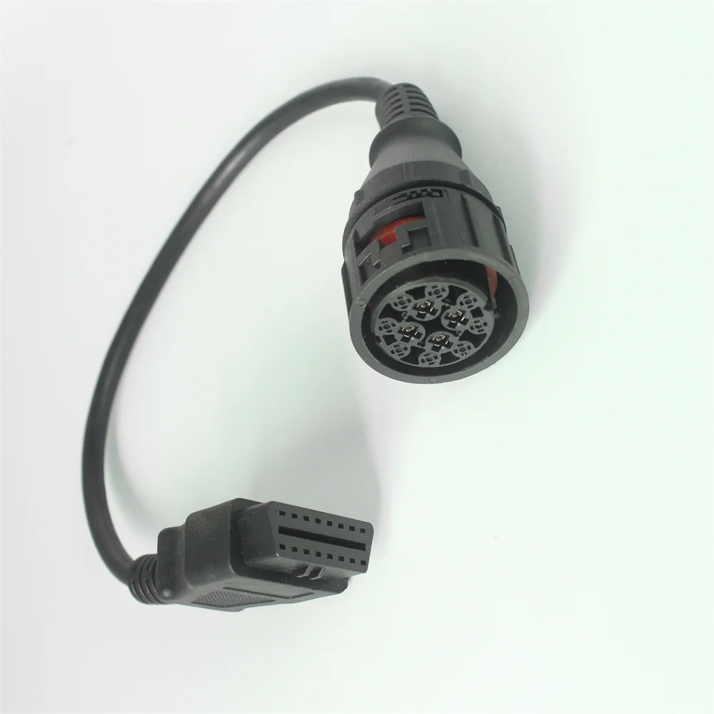 Acheheng Truck cables For Man 12Pin to OBD2 16Pin Female Connector DLC OBD OBDII for Man 12 PIN diagnostic Truck Cable